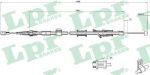LPR C0921B трос, стояночная тормозная система на VOLVO V40 универсал (VW)