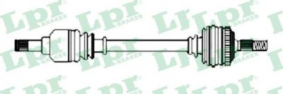 LPR DS52677 приводной вал на HYUNDAI MATRIX (FC)