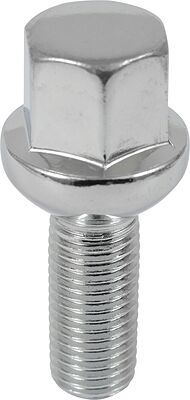 LS S045454 Болт колесный M12×1.5, 54/27 мм, сфера, ключ 17 мм, хром