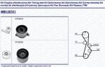 Magneti Marelli 341312871101 комплект ремня грм на MAZDA 626 III Station Wagon (GV)