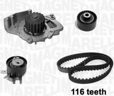 Magneti Marelli 341401690001 водяной насос + комплект зубчатого ремня на FORD MONDEO IV седан (BA7)