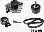 Magneti Marelli 341404050001 водяной насос + комплект зубчатого ремня на FIAT GRANDE PUNTO (199)