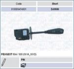 Magneti Marelli 510033474501 выключатель на колонке рулевого управления на PEUGEOT 505 Break (551D)