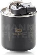 MANN Фильтр топливный MB W639/V-Class II W447/Sprinter 2006-> /+подогрев (WK 820/16) MANN Фильтр топливный MB W639/V-Class II W447/Sprinter 2006-> /+подогрев (WK 820/16)