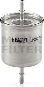 MANN Фильтр топливный VOLVO 40/60/80/XC90/XC70 (WK 822/2)