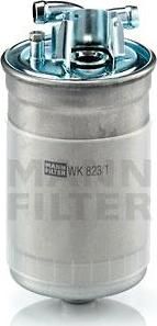 Mann WK 823/1 топливный фильтр на VW PASSAT Variant (3B6)