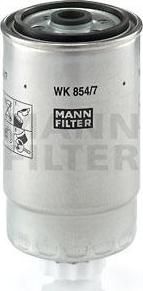 Mann WK 854/7 топливный фильтр на CHRYSLER VOYAGER IV (RG, RS)