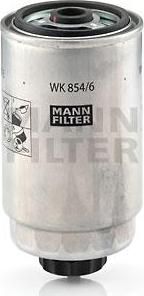 MANN Фильтр топливный PEUGEOT BOXER/FIAT DUCATO 1.9-2.8 JTD (OK2KK13483, WK854/6)