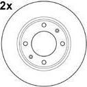 MAPCO 15316/2 тормозной диск на PEUGEOT 205 II (20A/C)