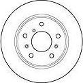 MAPCO 15534 тормозной диск на MAZDA 626 III (GD)