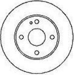 MAPCO 15537 тормозной диск на MAZDA 323 C IV (BG)