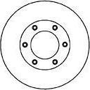 MAPCO 15581 тормозной диск на SSANGYONG MUSSO (FJ)