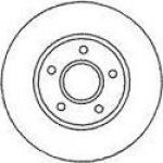 MAPCO 15816 тормозной диск на FORD SCORPIO I (GAE, GGE)