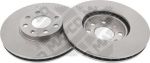 MAPCO 15844/2 тормозной диск на OPEL ASTRA G универсал (F35_)