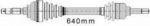 MAPCO 16347 приводной вал на PEUGEOT 106 I (1A, 1C)
