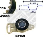 MAPCO 23118 комплект ремня грм на RENAULT TRAFIC c бортовой платформой/ходовая часть (P6)