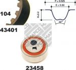 MAPCO 23401 комплект ремня грм на PEUGEOT 306 (7B, N3, N5)