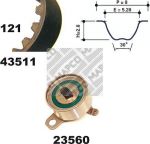 MAPCO 23511 комплект ремня грм на TOYOTA AVENSIS (_T22_)