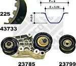 MAPCO 23733 комплект ремня грм на OPEL VECTRA B (36_)