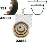 MAPCO 23809 комплект ремня грм на VW PASSAT Variant (3A5, 35I)