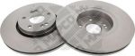 MAPCO 25101/2 тормозной диск на RENAULT LAGUNA II (BG0/1_)