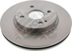 MAPCO 25243 тормозной диск на MAZDA 2 (DE)
