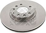 MAPCO 25244 тормозной диск на MAZDA 6 (GH)