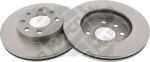 MAPCO 25702/2 тормозной диск на OPEL CORSA C фургон (F08, W5L)