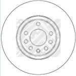 MAPCO 25709 тормозной диск на OPEL CORSA E Van