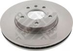 MAPCO 25713 тормозной диск на CHEVROLET CAPTIVA (C100, C140)