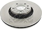 MAPCO 25876 тормозной диск на AUDI A6 Allroad (4FH, C6)