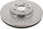 MAPCO 25880 тормозной диск на AUDI A4 Avant (8K5, B8)