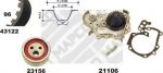 MAPCO 41122/1 водяной насос + комплект зубчатого ремня на RENAULT CLIO II (BB0/1/2_, CB0/1/2_)