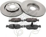 MAPCO 47451 комплект тормозов, дисковый тормозной механизм на PEUGEOT 306 кабрио (7D, N3, N5)