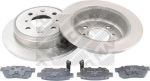 MAPCO 47537 комплект тормозов, дисковый тормозной механизм на HONDA ACCORD III (CA)