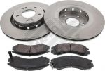 MAPCO 47538 комплект тормозов, дисковый тормозной механизм на MITSUBISHI LANCER SPORTBACK (CX_A)