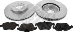 MAPCO 47661HPS комплект тормозов, дисковый тормозной механизм на VOLVO S80 II (AS)