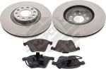 MAPCO 47905 комплект тормозов, дисковый тормозной механизм на AUDI A6 Avant (4B5, C5)