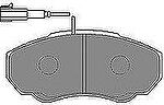 MAPCO 6568 Колодки тормозные дисковые дисковые FIAT DUCATO 02>/CITROEN JUMPER/PEUGEOT BOXER 94>(1800кг) перед (425245)