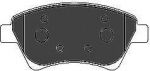 MAPCO 6609 Колодки тормозные дисковые RENAULT MEGANE II/SCENIC II передние (410601241R)