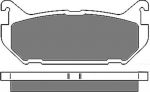 MAPCO 6656 комплект тормозных колодок, дисковый тормоз на MAZDA 626 IV Hatchback (GE)