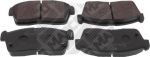 MAPCO 6761 комплект тормозных колодок, дисковый тормоз на SUZUKI IGNIS II