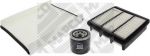 MAPCO 68551 комплект фильтра на KIA CEE'D SW (ED)