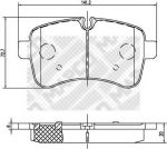 MAPCO 6866 комплект тормозных колодок, дисковый тормоз на IVECO DAILY IV фургон/универсал
