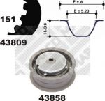 MAPCO 73815 комплект ремня грм на SEAT CORDOBA (6K1, 6K2)