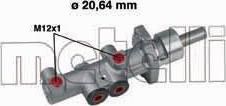 METELLI 05-0404 Главный тормозной цилиндр [20,64mm]