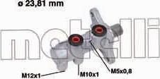 METELLI 05-0713 главный тормозной цилиндр на OPEL MERIVA