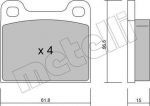 METELLI 22-0003-0 комплект тормозных колодок, дисковый тормоз на OPEL MONZA A (22_)