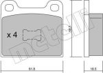 METELLI 22-0010-1 комплект тормозных колодок, дисковый тормоз на VW PASSAT (32)