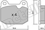 METELLI 22-0013-1 комплект тормозных колодок, дисковый тормоз на OPEL MANTA B CC (53_, 55_)